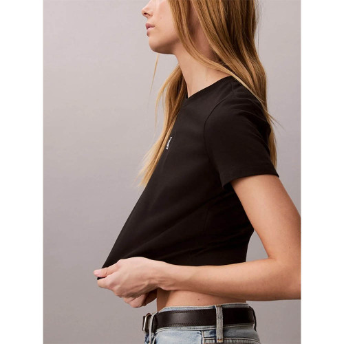 Calvin Klein Γυναικεία κοντομάνικη μπλούζα Monogram crop top